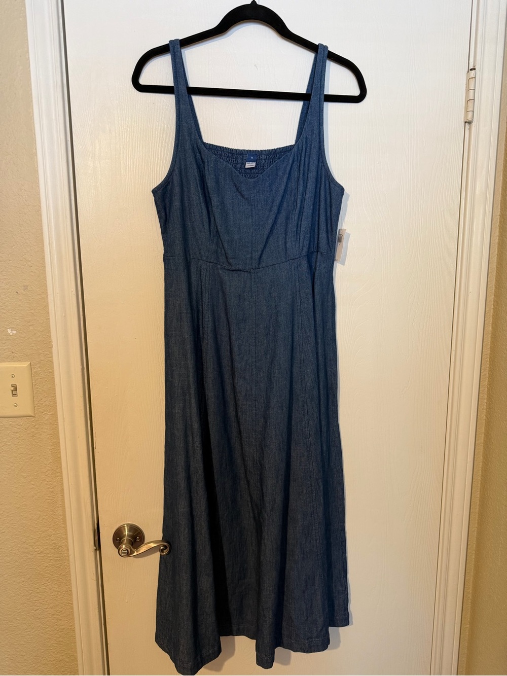 Old Navy Blue Denim Midi Dress - Casual Women's Summer Dress